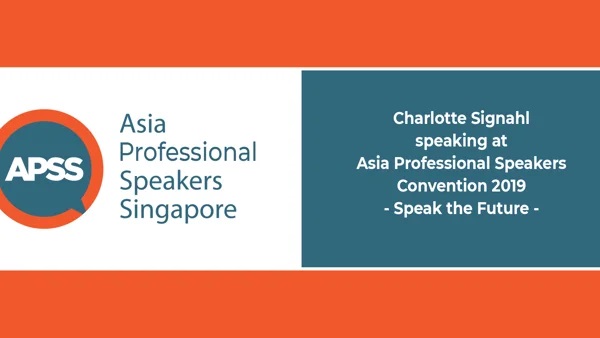 Speaking at Asia Professional Speakers Convention 2019 